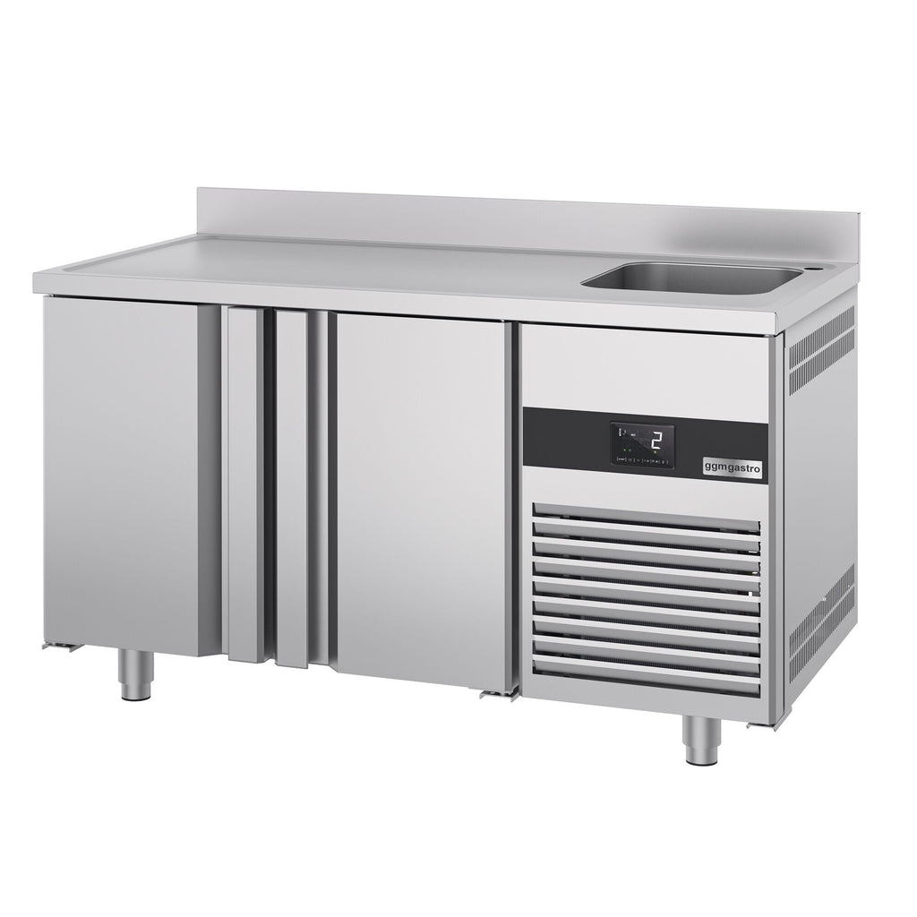 Cooling counter premıum - 1430x700mm - 2 doors, 1 right house & backed