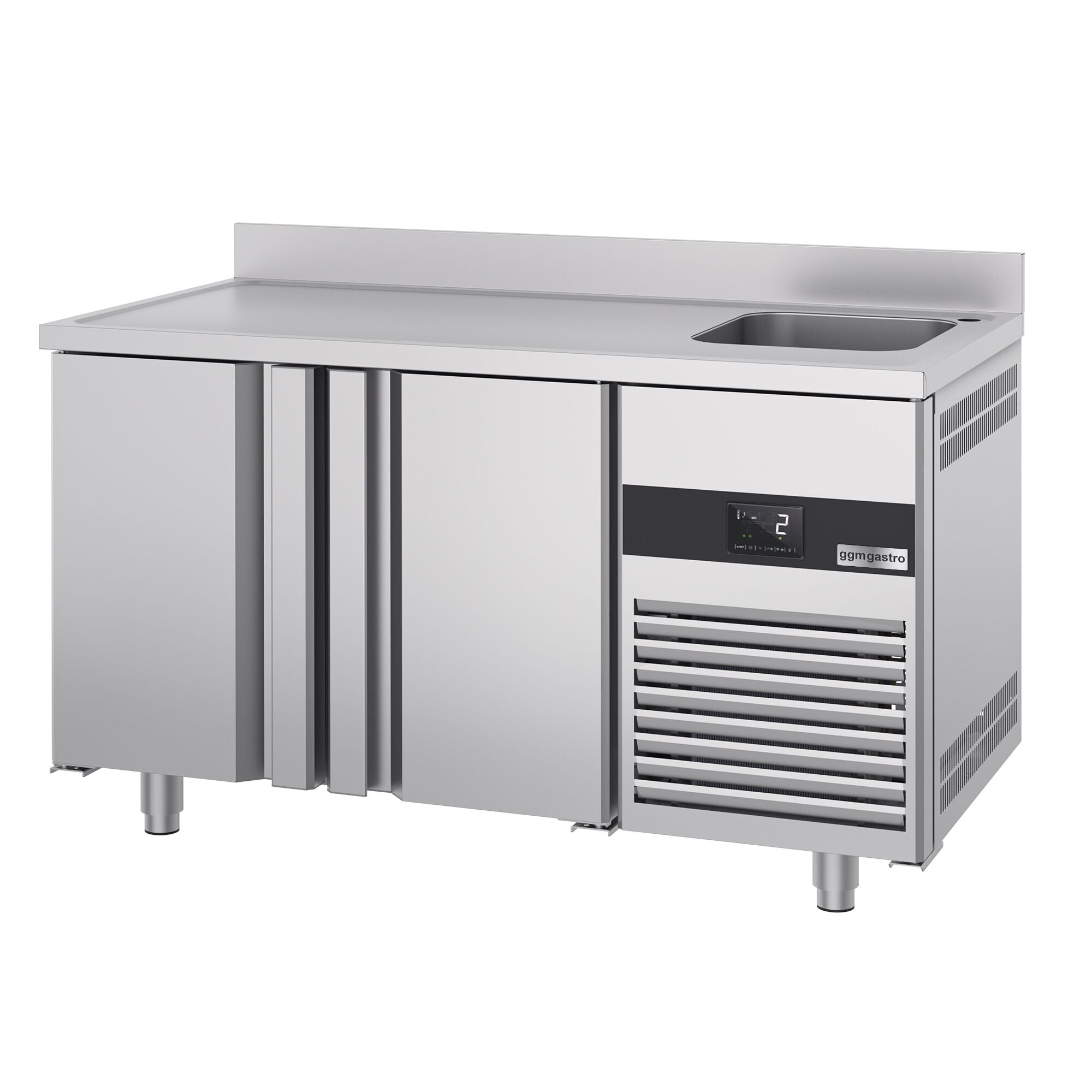 Cooling counter premıum - 1430x700mm - 2 doors, 1 right house & backed