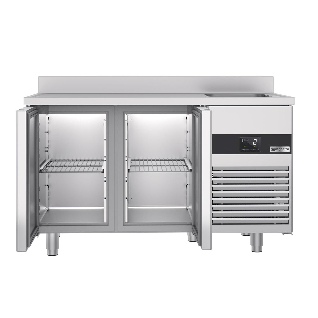 Cooling counter premıum - 1430x700mm - 2 doors, 1 right house & backed
