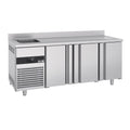 Cooling counter premıum - 1900x700mm - 3 doors, 1 Left Evyeli & Back