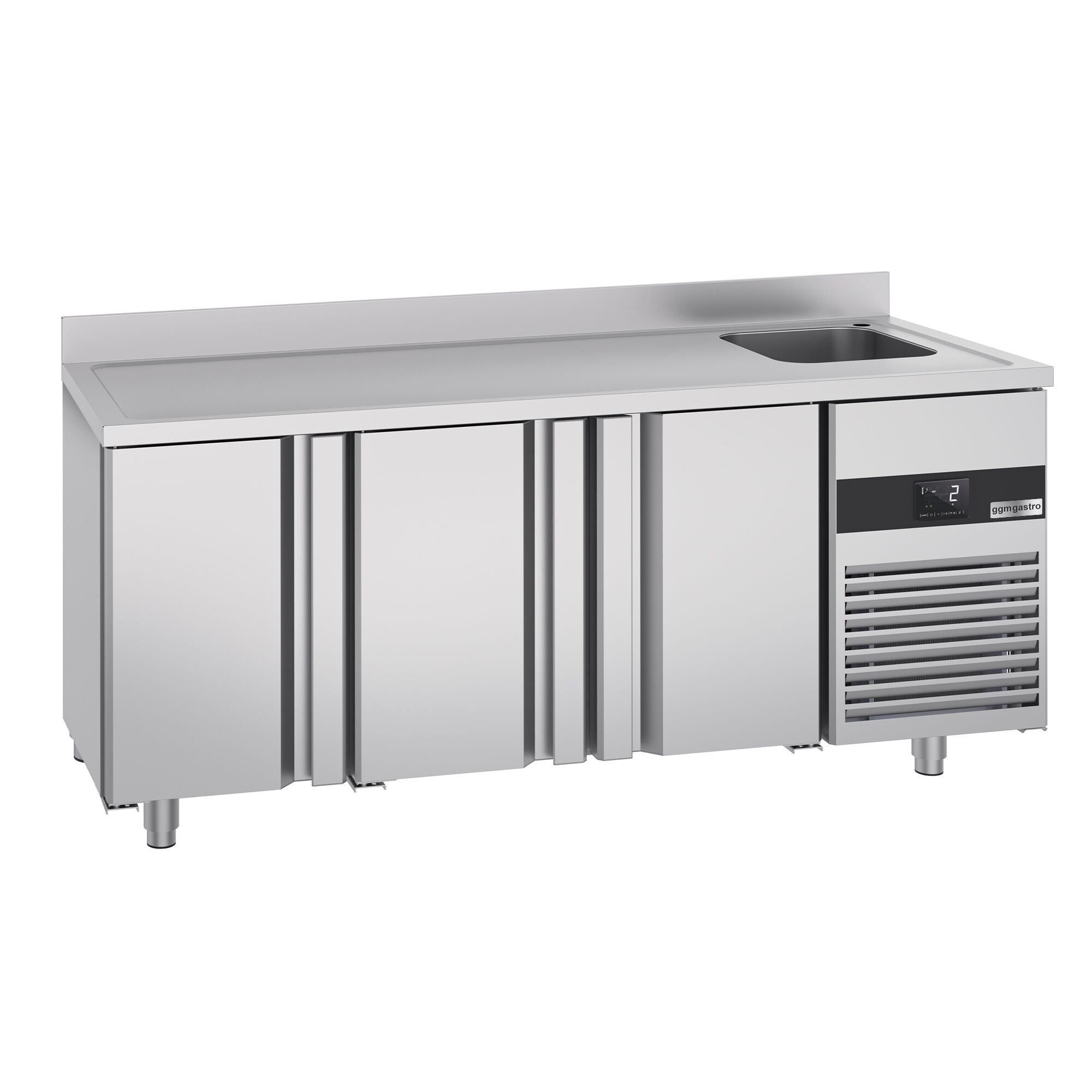 Cooling counter premıum - 1900x700mm - 3 doors, 1 right evyeli & backed
