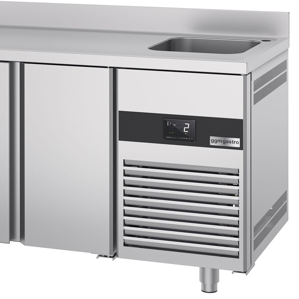 Cooling counter premıum - 1900x700mm - 3 doors, 1 right evyeli & backed