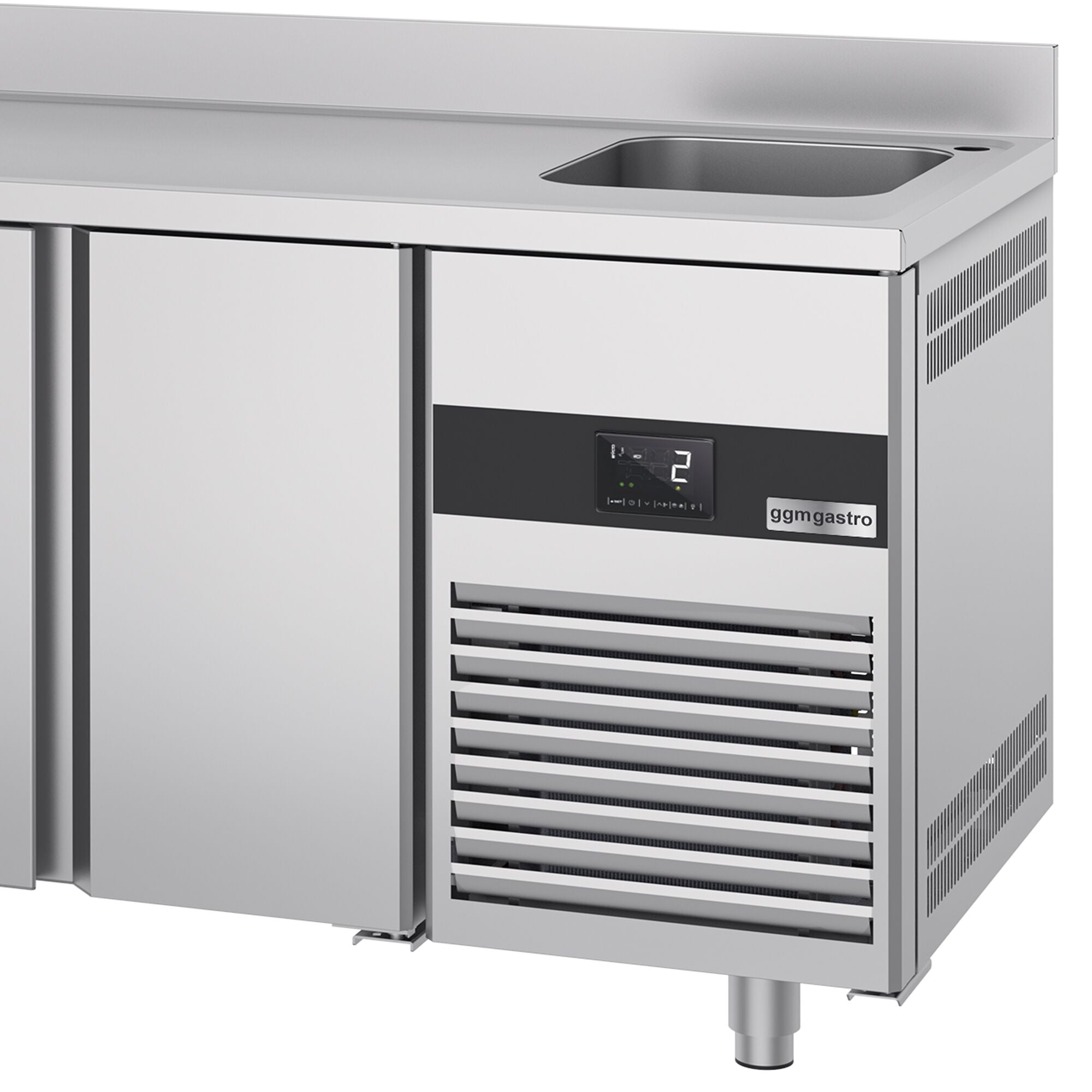 Cooling counter premıum - 1900x700mm - 3 doors, 1 right evyeli & backed