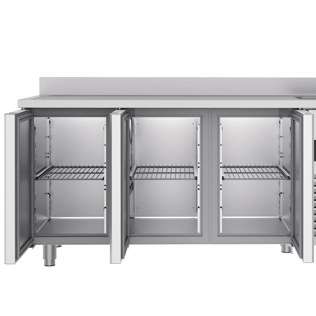 Cooling counter premıum - 1900x700mm - 3 doors, 1 right evyeli & backed