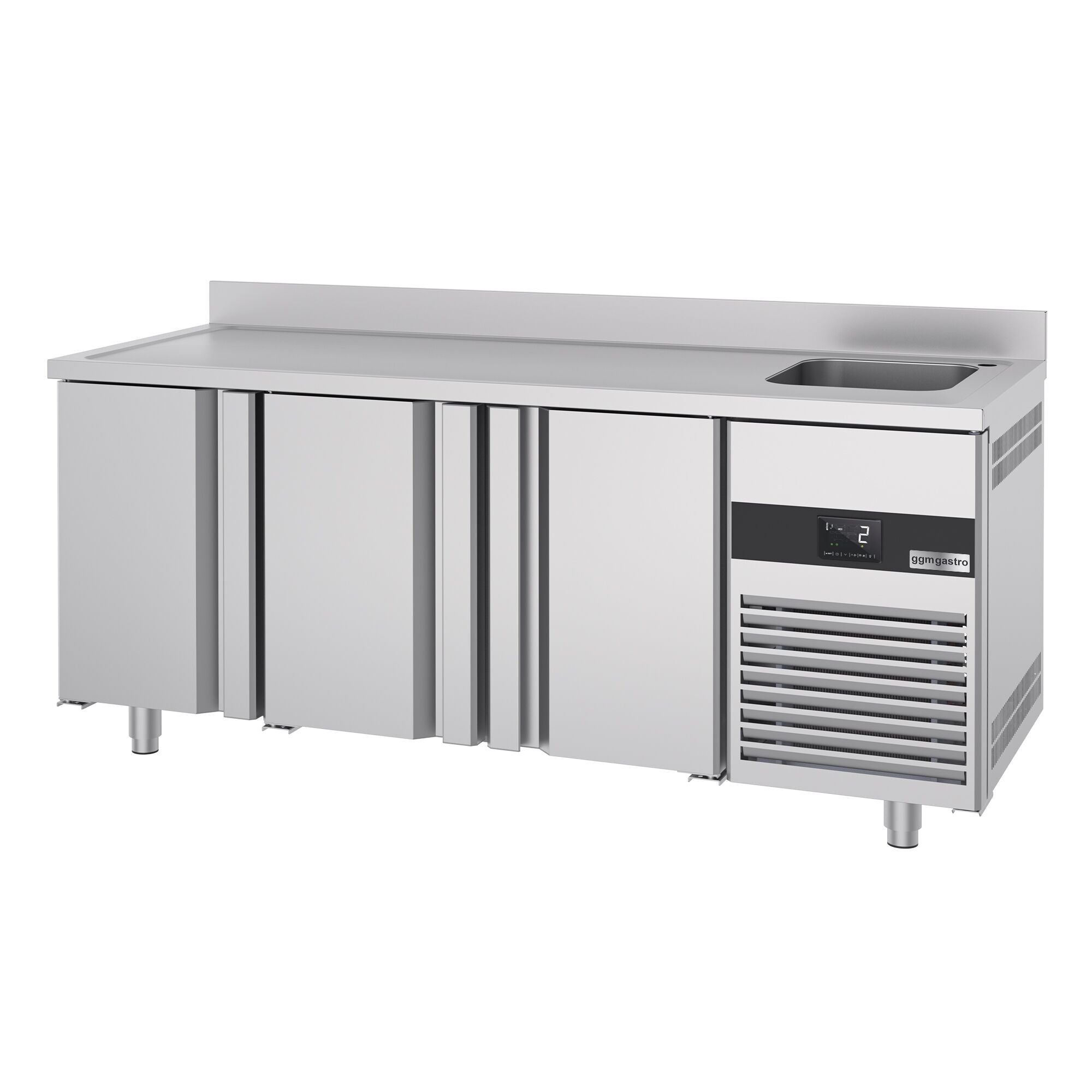 Cooling counter premıum - 1900x700mm - 3 doors, 1 right evyeli & backed
