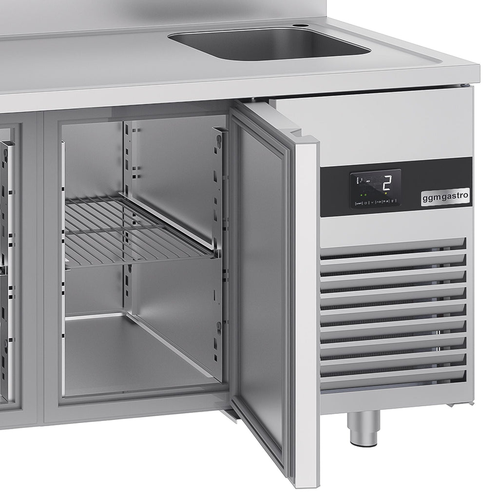 Cooling counter premıum - 1900x700mm - 3 doors, 1 right evyeli & backed