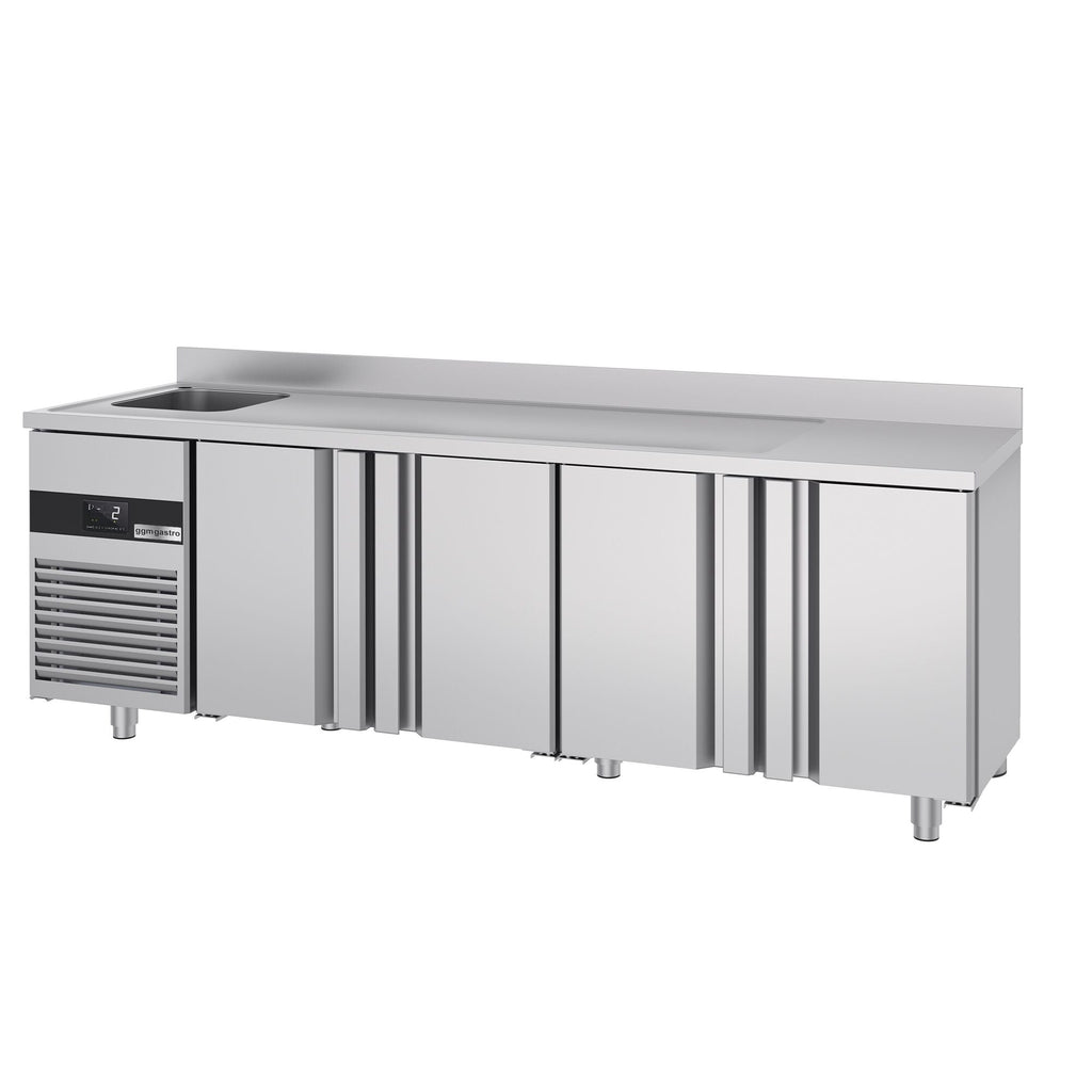 Cooling counter premıum - 2360x700mm - 4 doors, 1 left evyeli & back