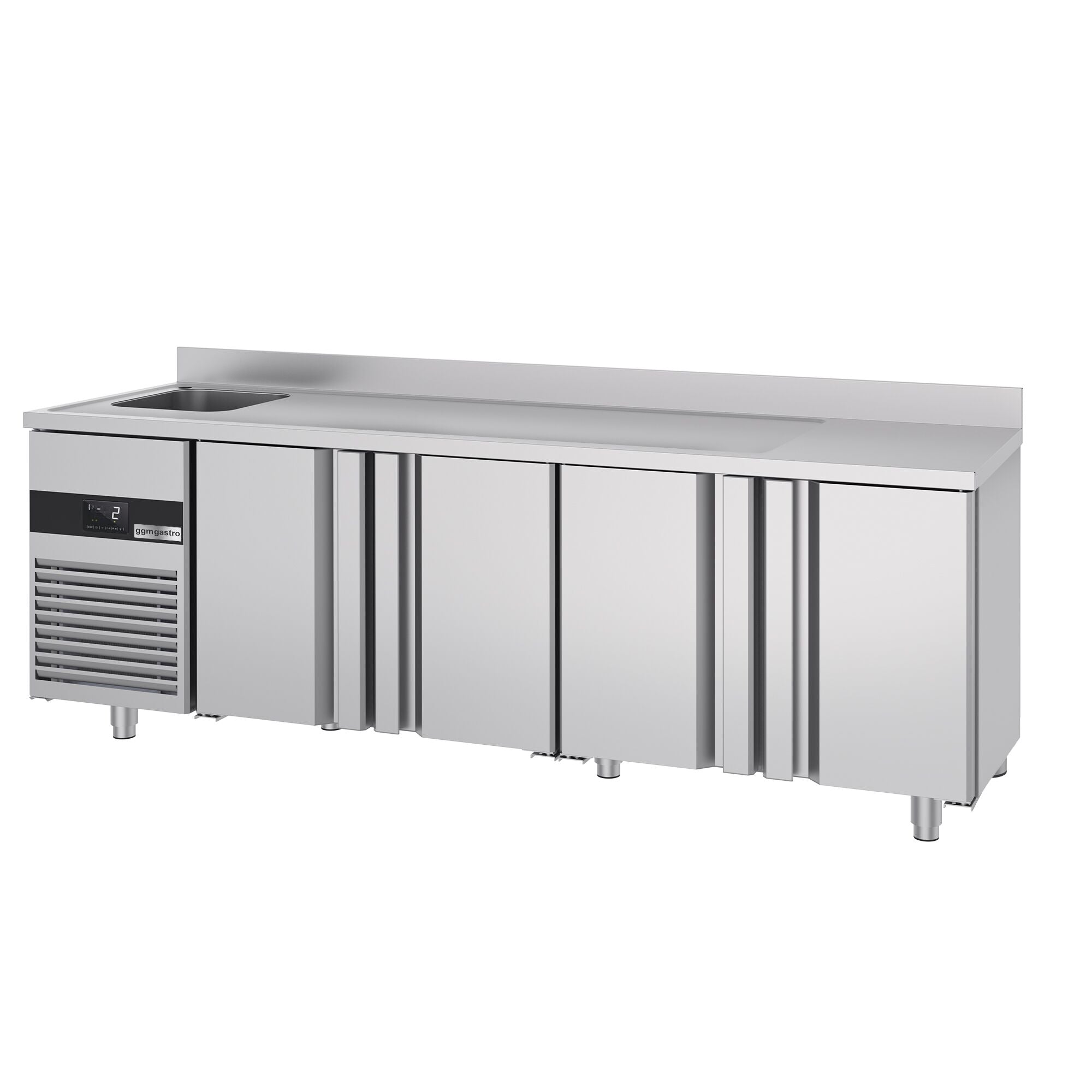 Cooling counter premıum - 2360x700mm - 4 doors, 1 left evyeli & back