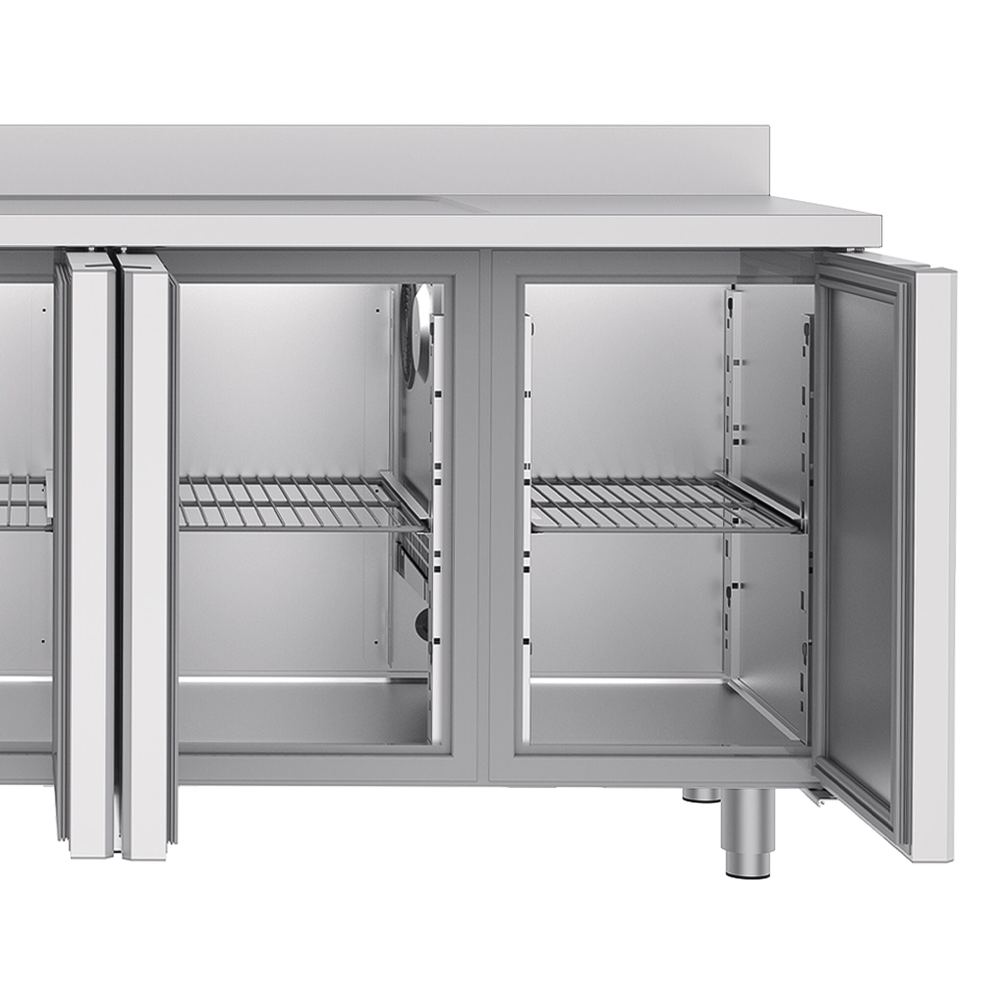 Cooling counter premıum - 2360x700mm - 4 doors, 1 left evyeli & back