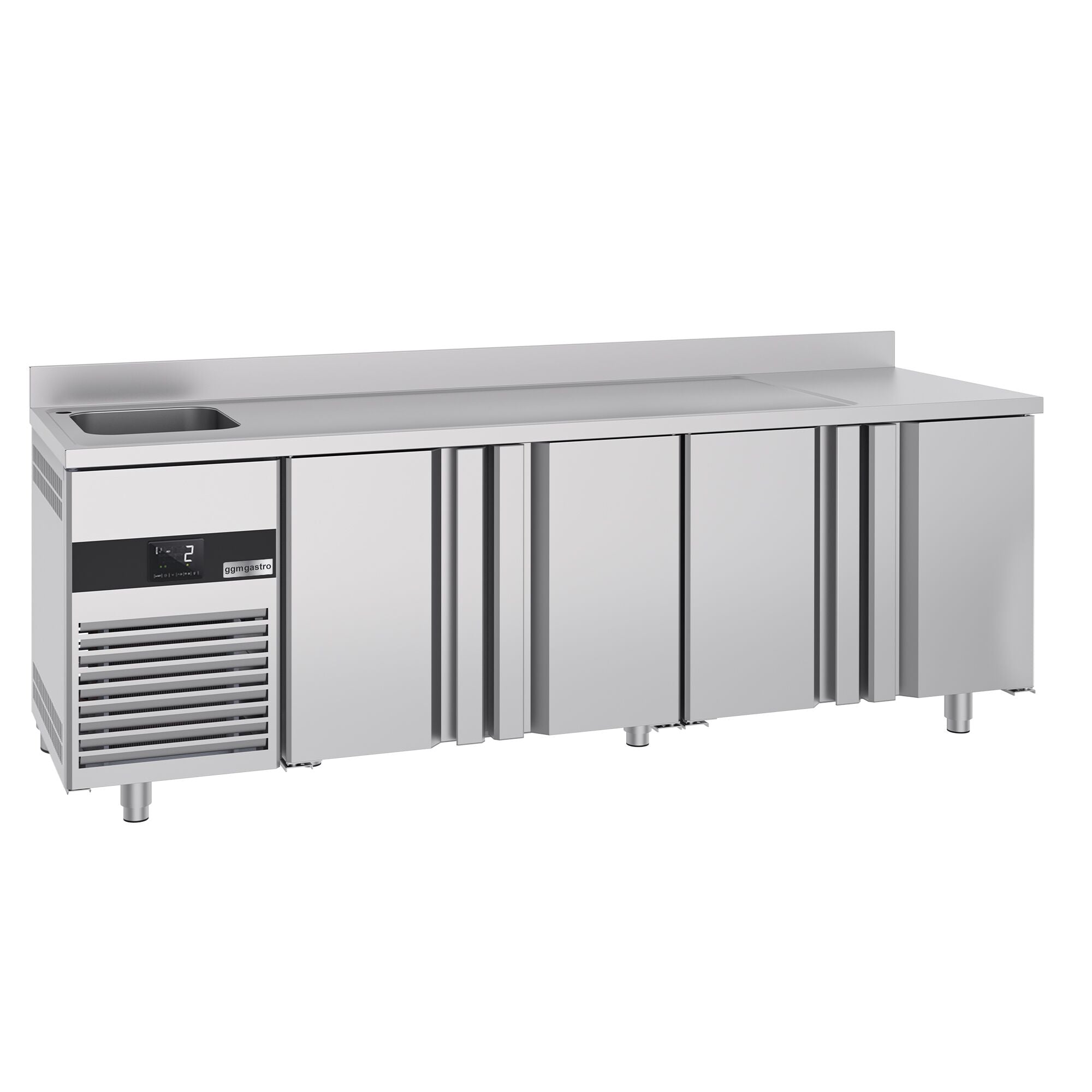 Cooling counter premıum - 2360x700mm - 4 doors, 1 left evyeli & back