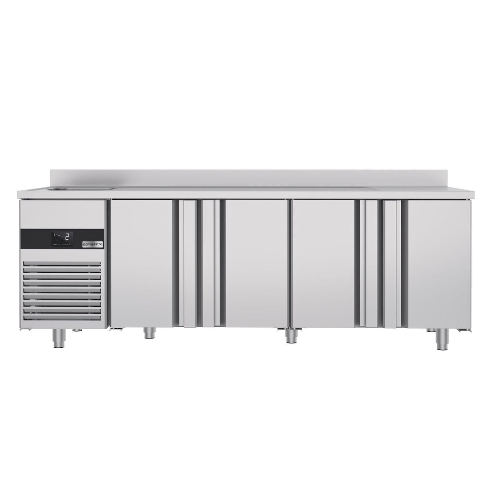 Cooling counter premıum - 2360x700mm - 4 doors, 1 left evyeli & back