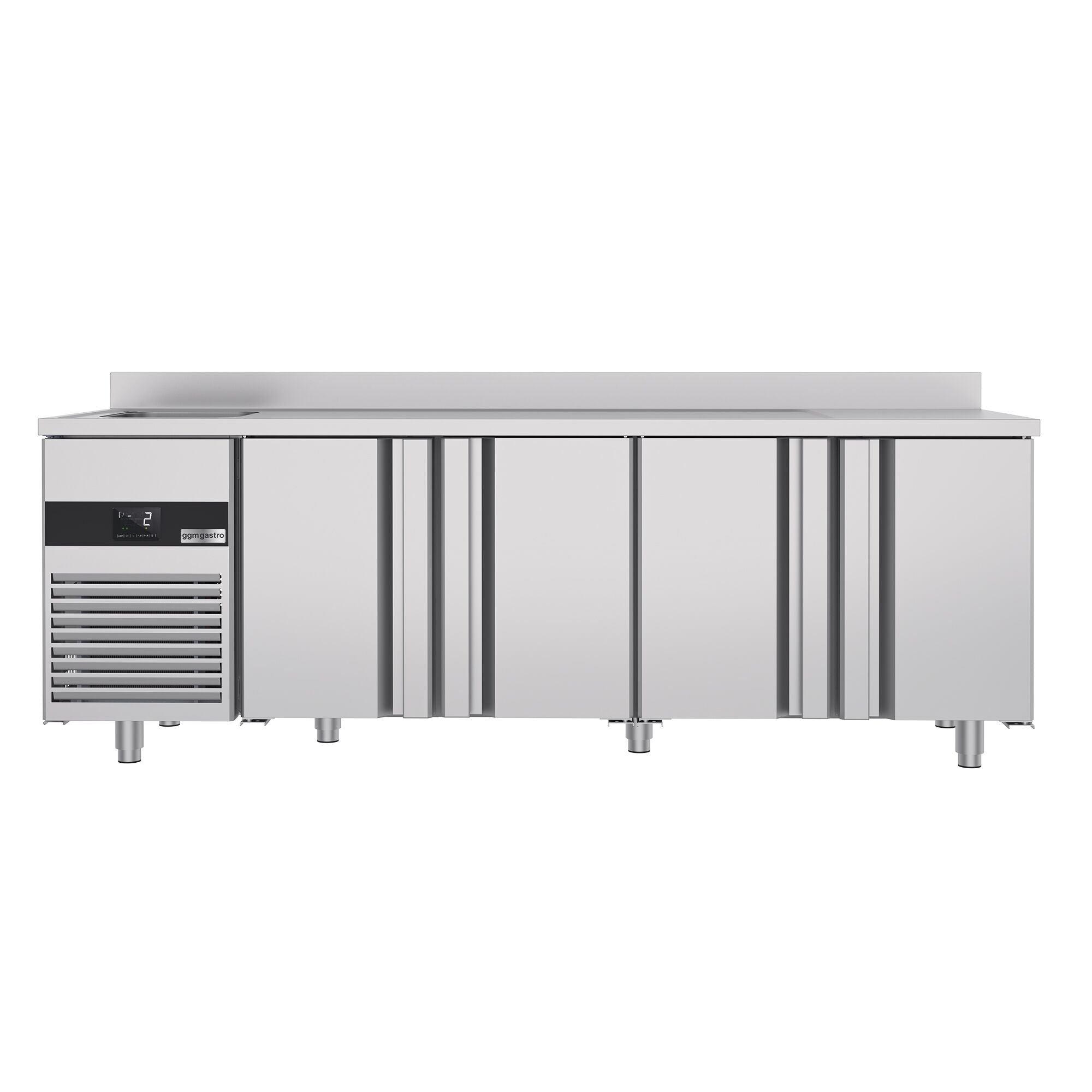Cooling counter premıum - 2360x700mm - 4 doors, 1 left evyeli & back