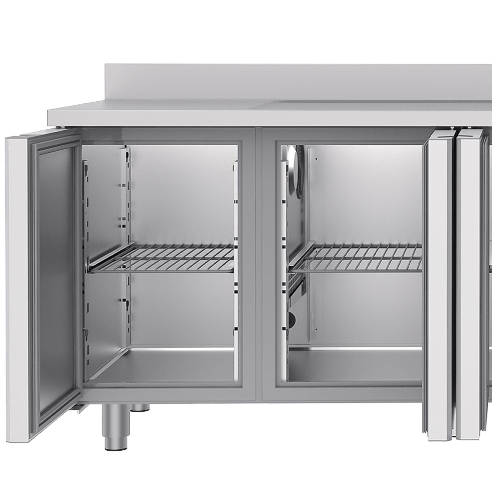 Cooling counter premıum - 2360x700mm - 4 doors, 1 right evyeli & back