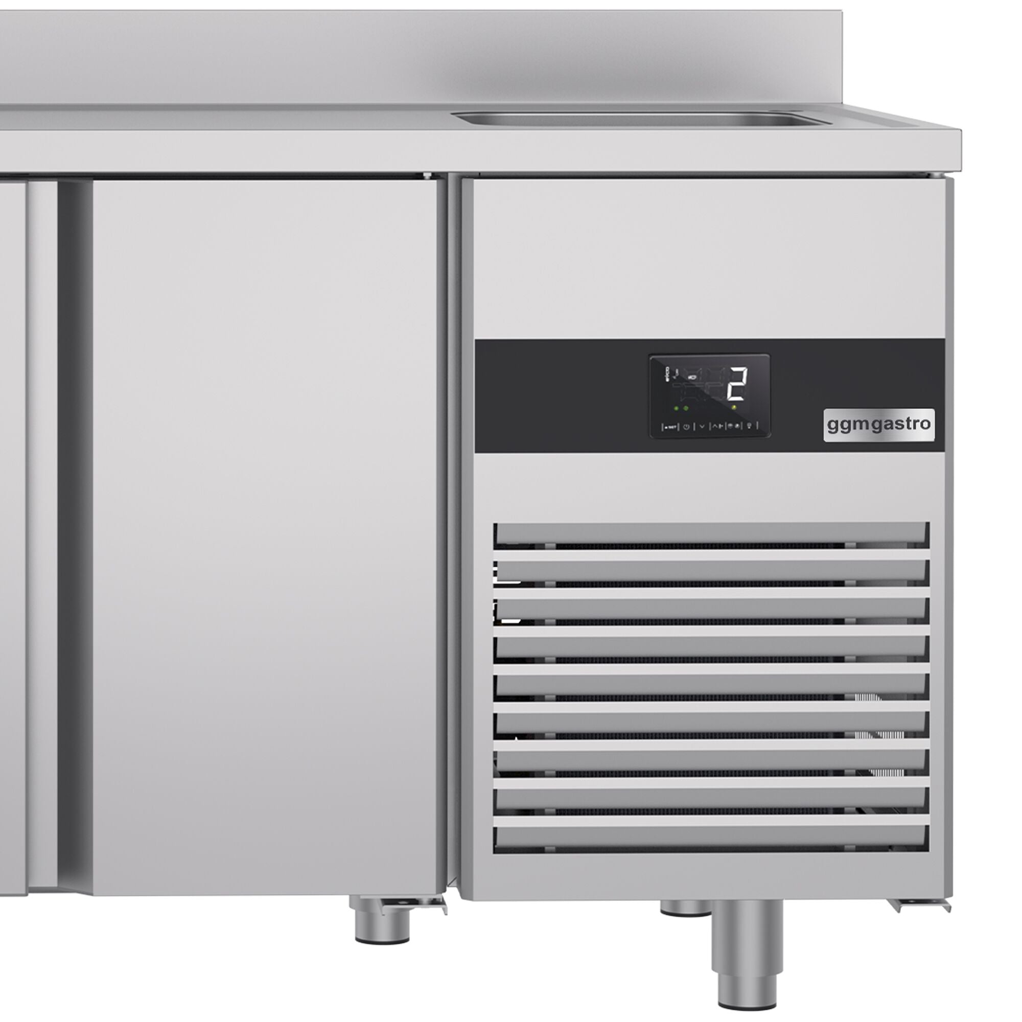 Cooling counter premıum - 2360x700mm - 4 doors, 1 right evyeli & back