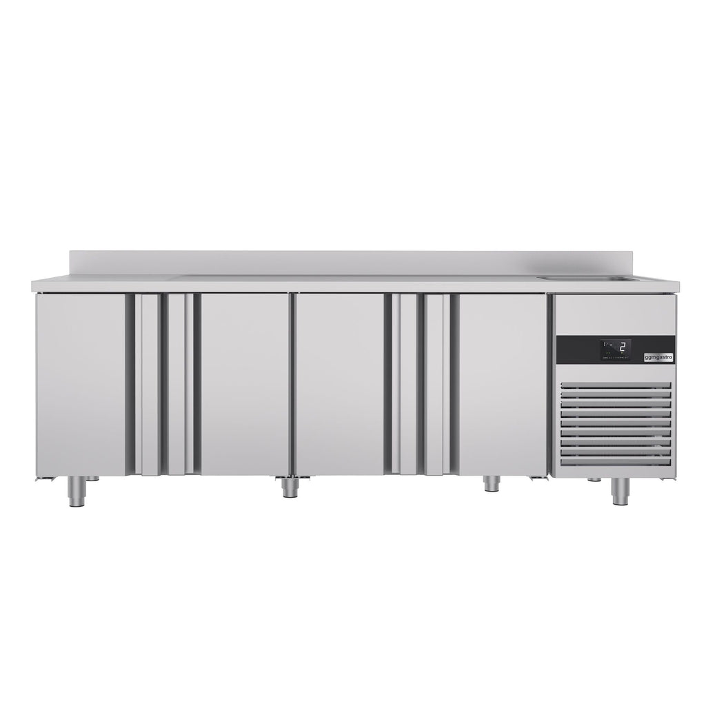 Cooling counter premıum - 2360x700mm - 4 doors, 1 right evyeli & back