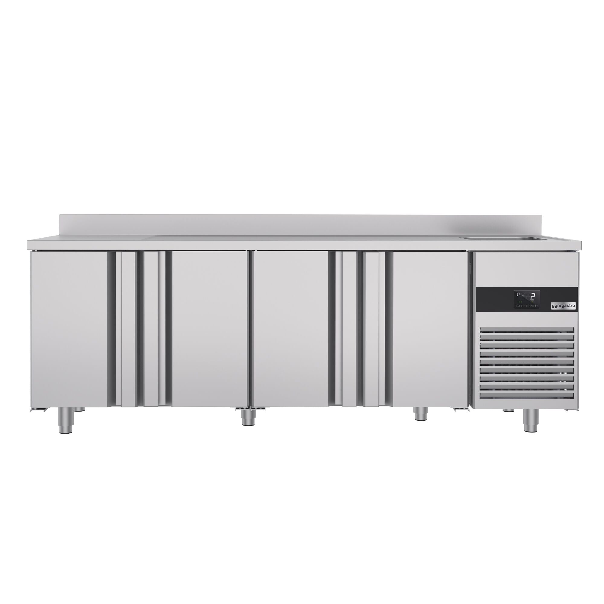 Cooling counter premıum - 2360x700mm - 4 doors, 1 right evyeli & back