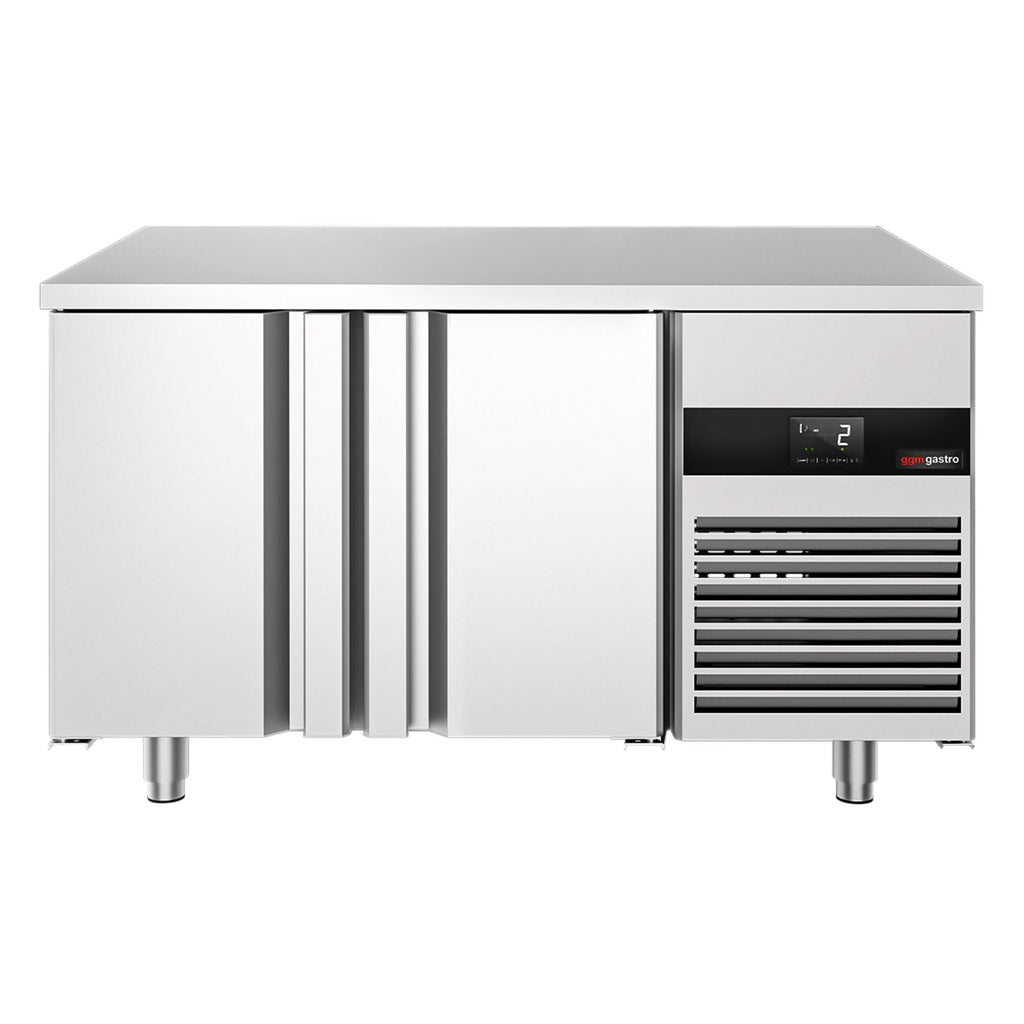 Cooled counter -1400x700mm - 2 rear door - front front