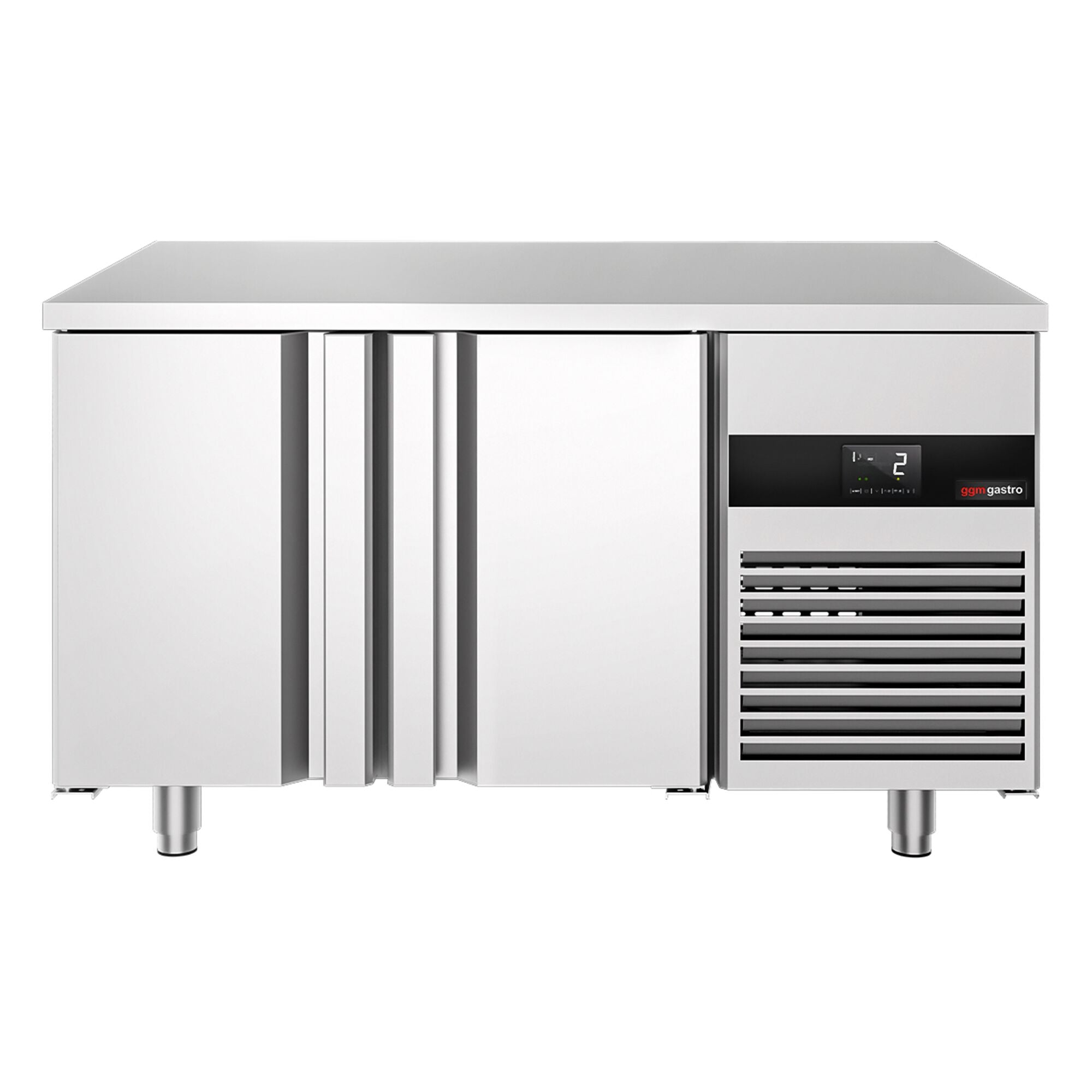 Cooled counter -1400x700mm - 2 rear door - front front