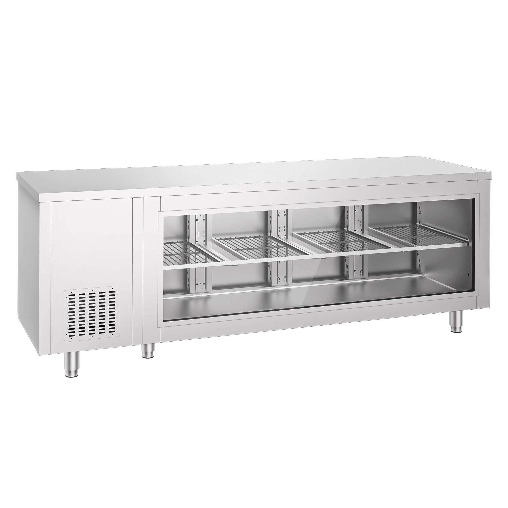 Cooled counter- 2330x700mm- 4 rear door-