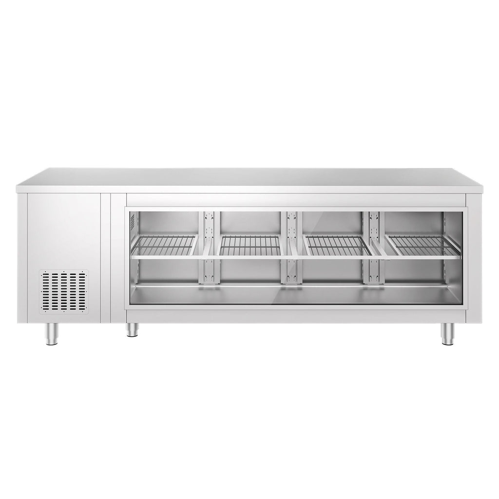 Cooled counter- 2330x700mm- 4 rear door-