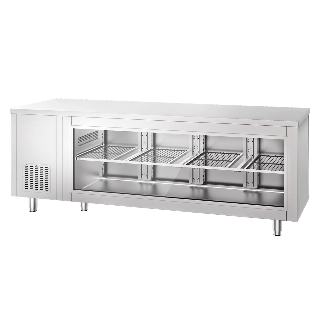 Cooled counter- 2330x700mm- 4 rear door-