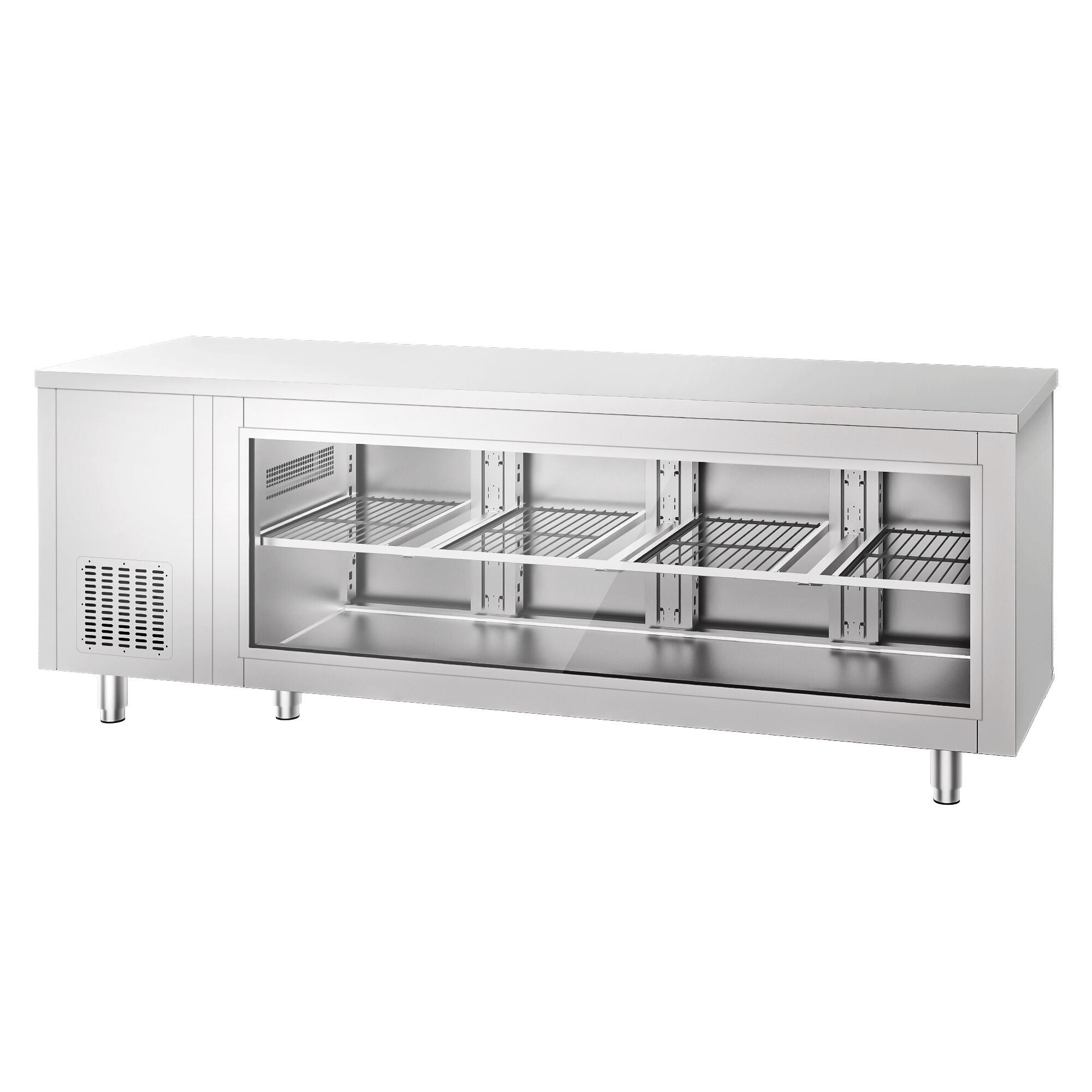 Cooled counter- 2330x700mm- 4 rear door-