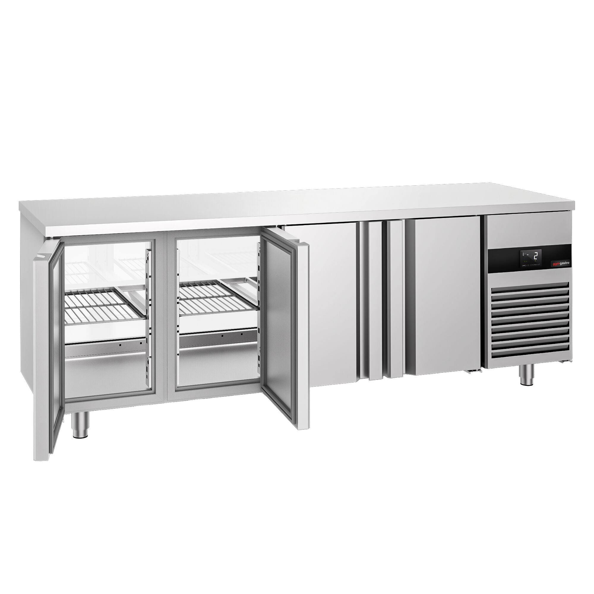 Cooled counter- 2330x700mm- 4 rear door-