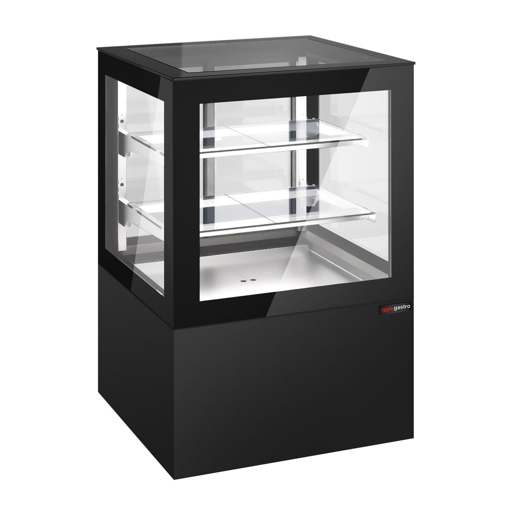 Cake display cabinet - 810mm - LED lighting & 2 shelves
