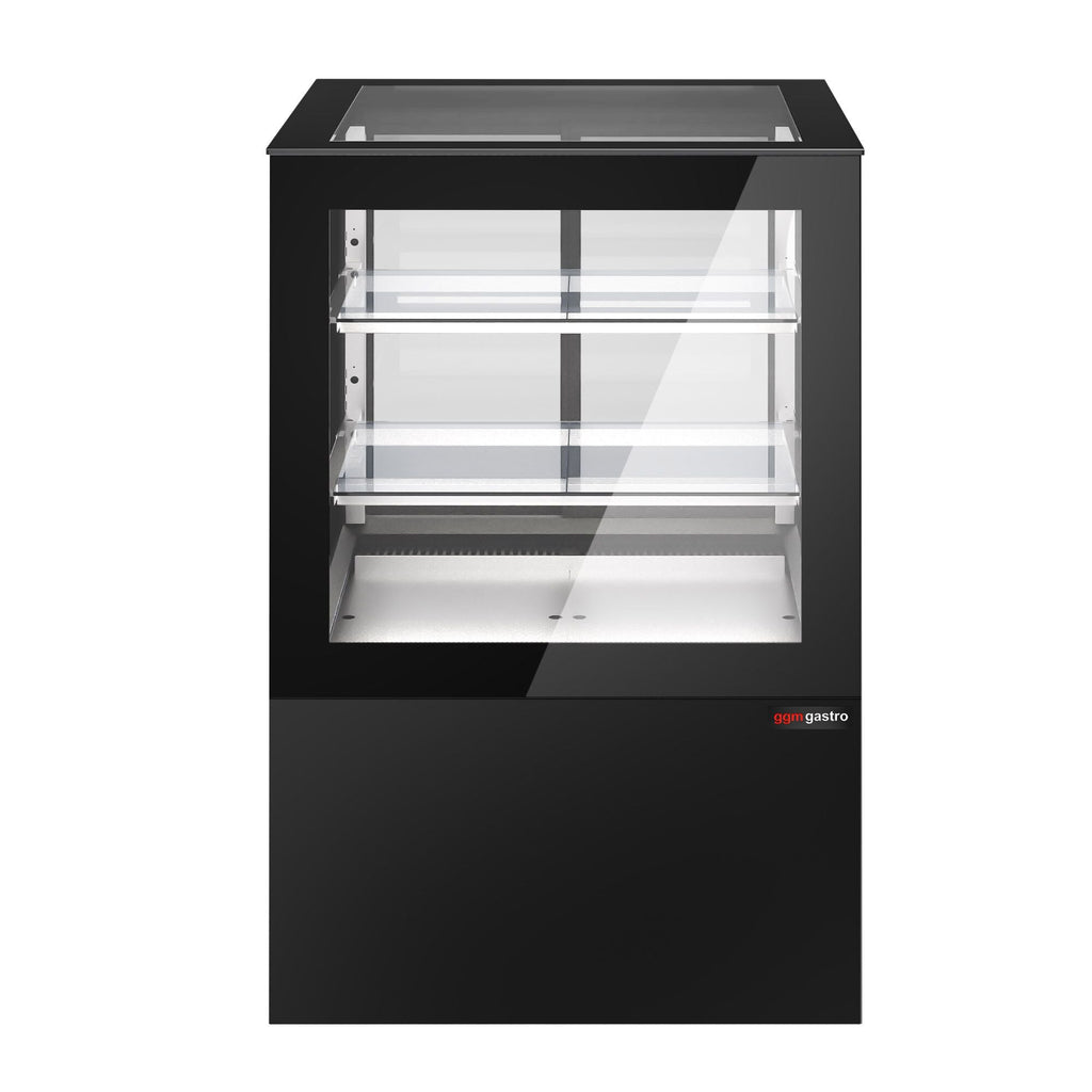 Cake display cabinet - 810mm - LED lighting & 2 shelves