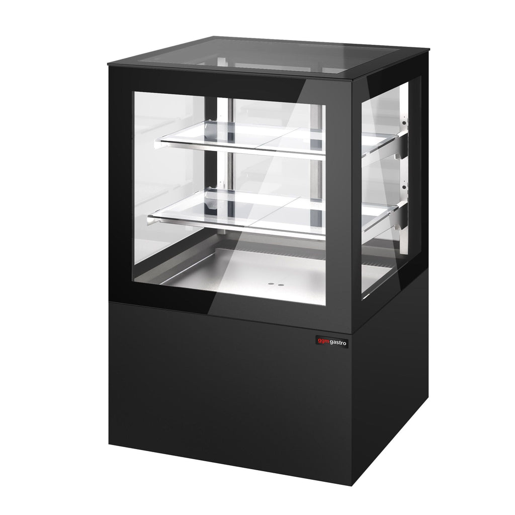 Cake display cabinet - 810mm - LED lighting & 2 shelves