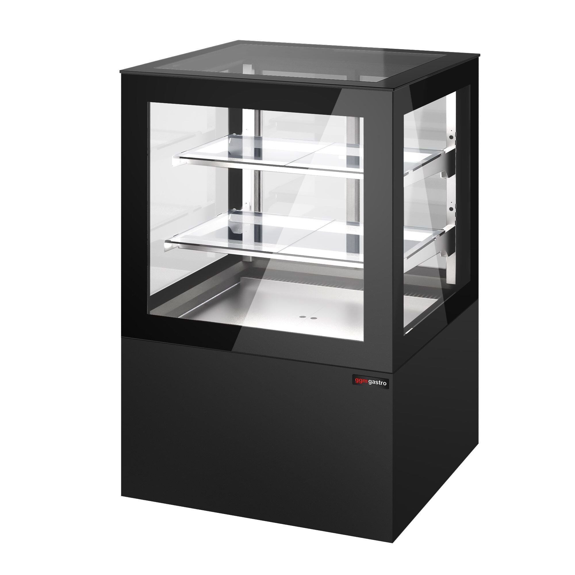 Cake display cabinet - 810mm - LED lighting & 2 shelves