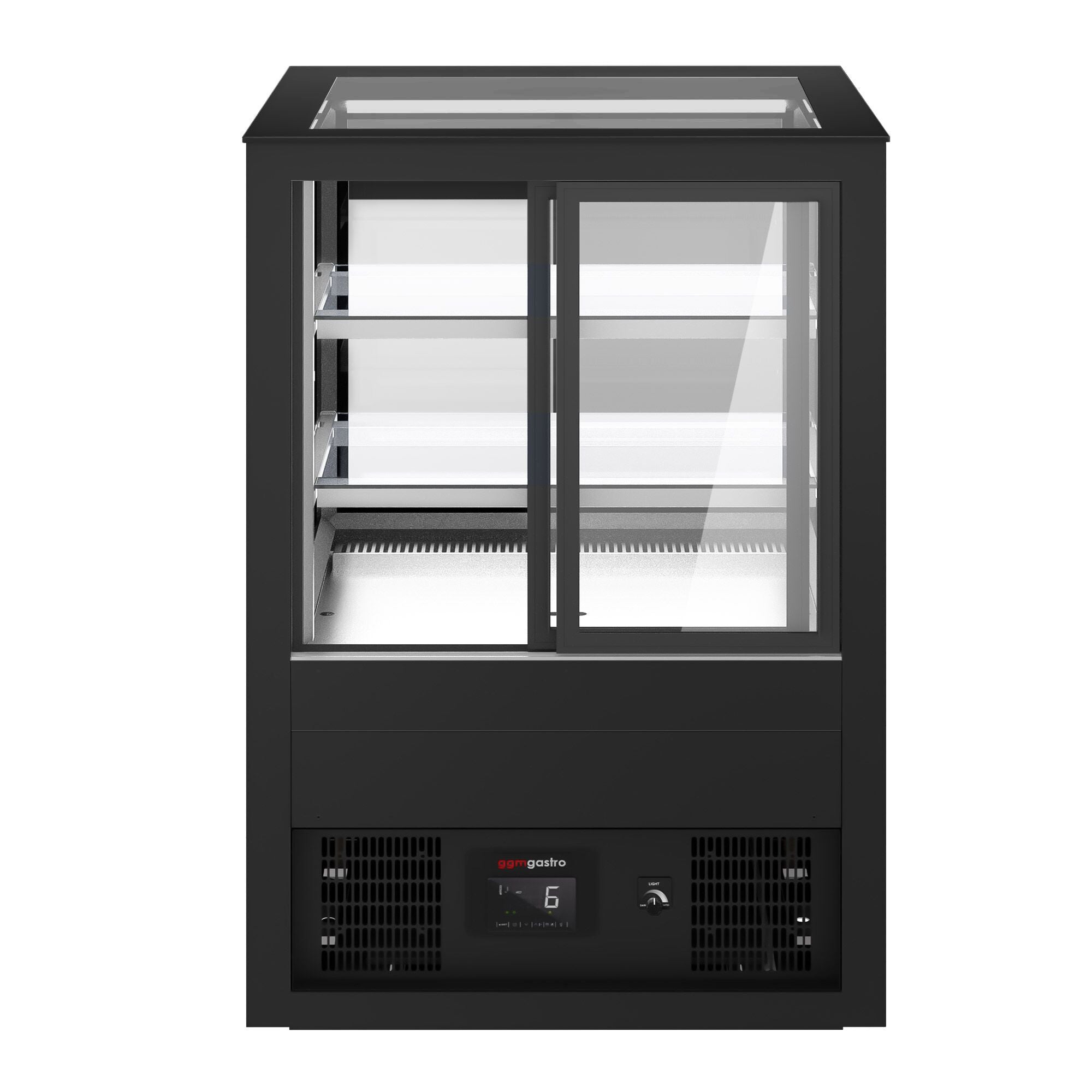 Cake display cabinet - 1010mm - led lighting & 2 shelves