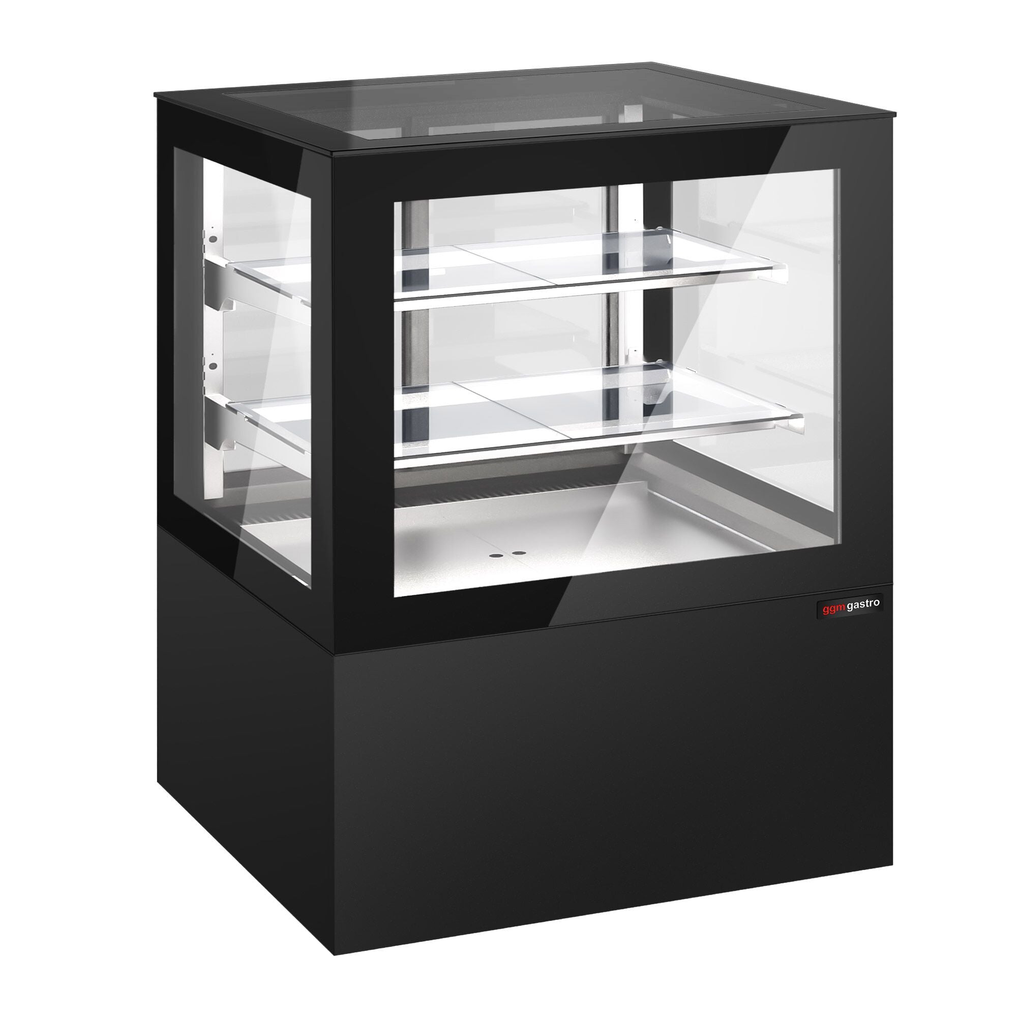 Cake display cabinet - 1210mm - LED lighting & 2 shelves