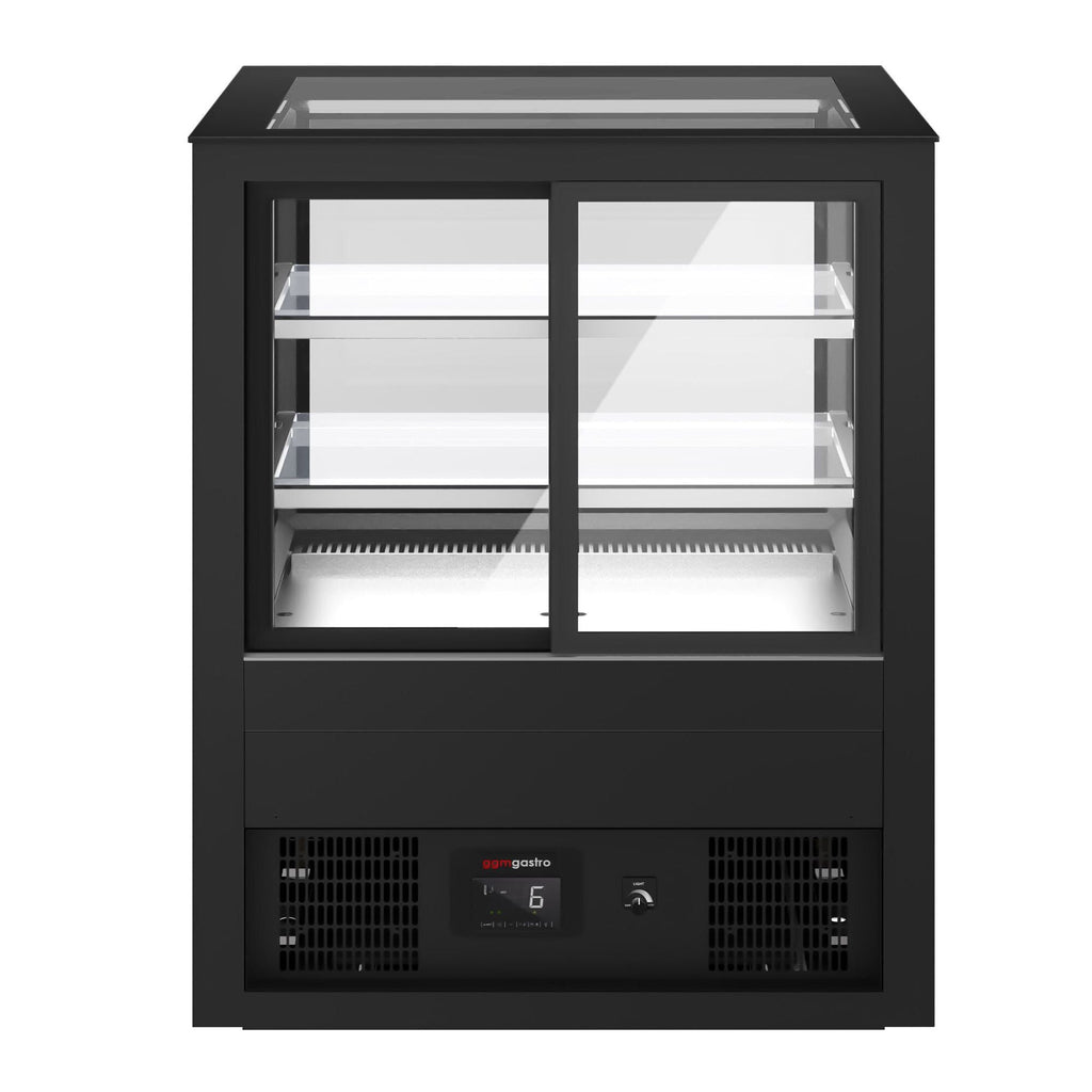 Cake display cabinet - 1210mm - LED lighting & 2 shelves