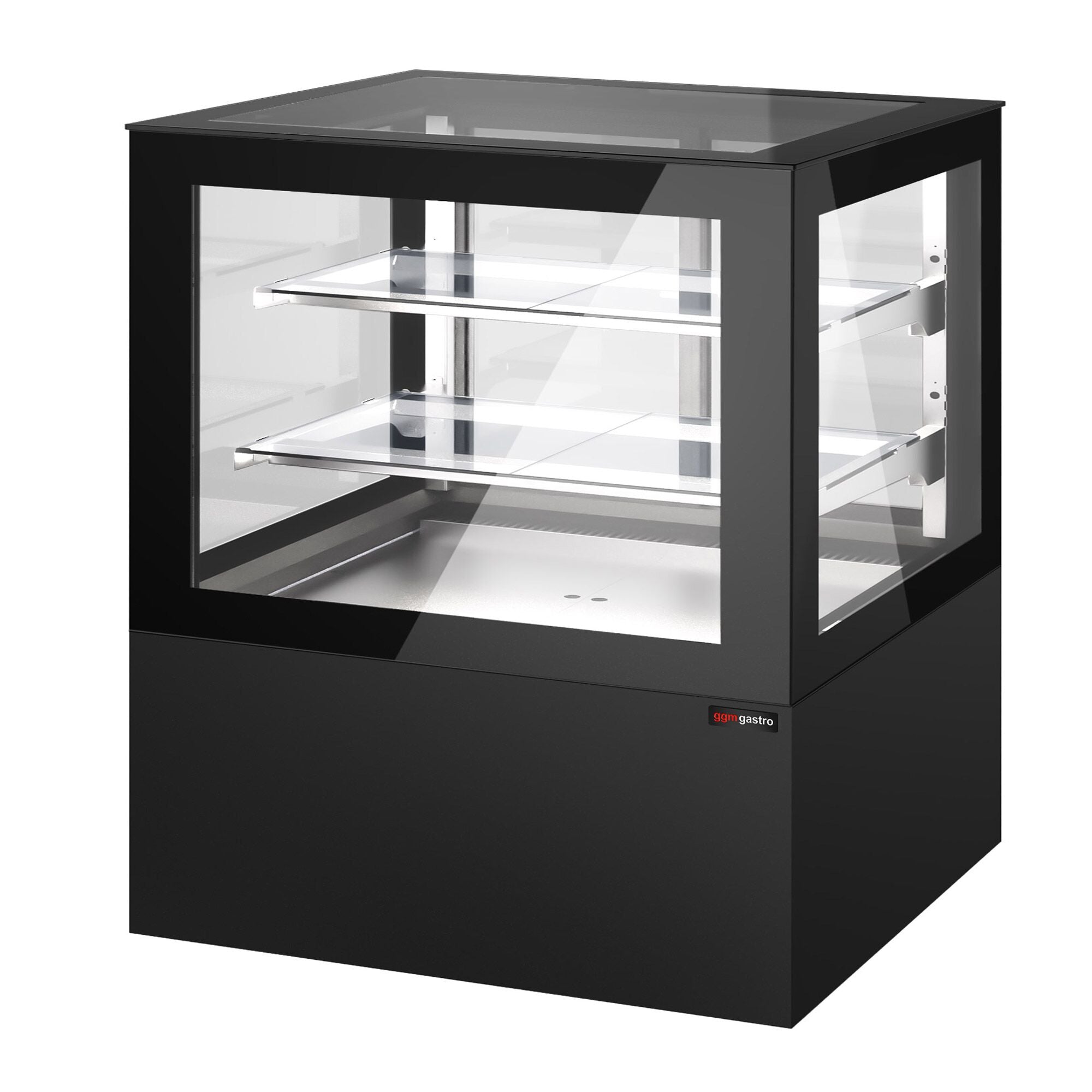 Cake display cabinet - 1610mm - LED lighting & 2 shelves