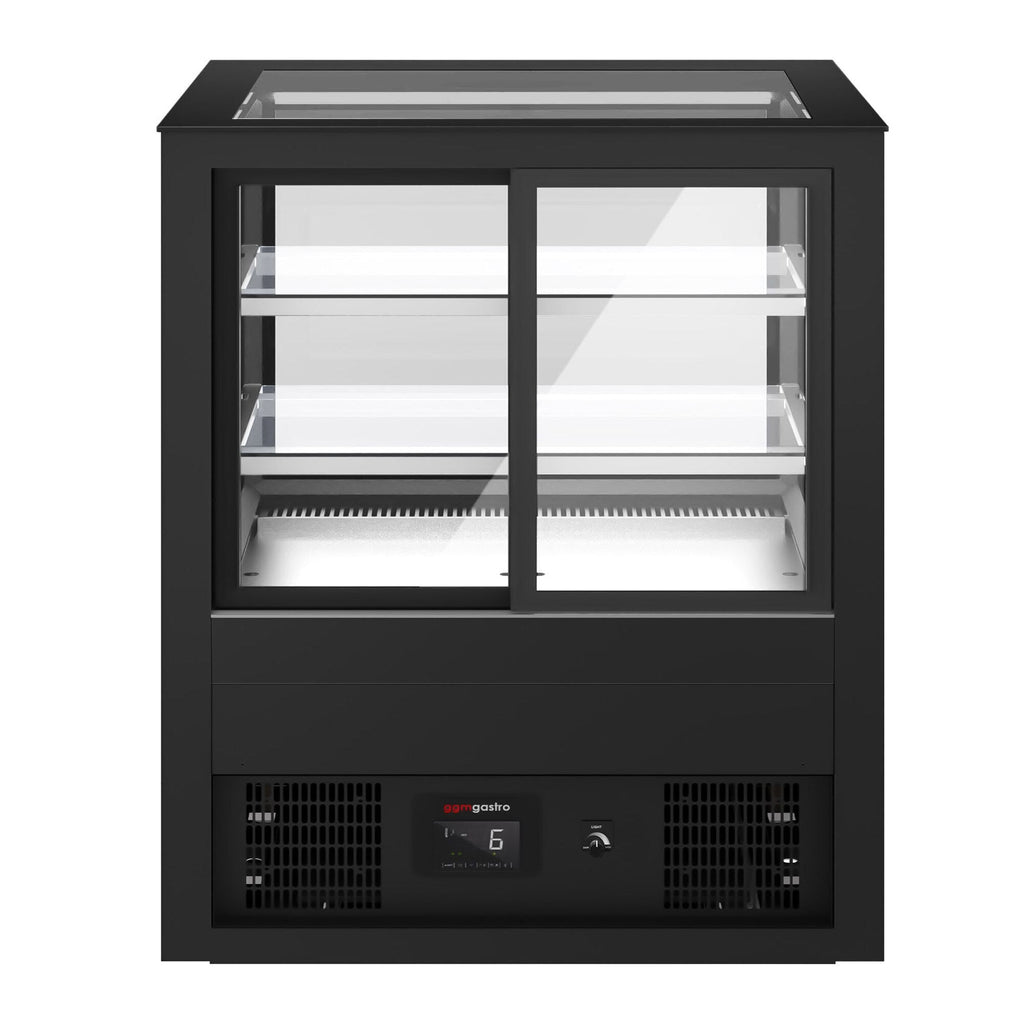Cake display cabinet - 1610mm - LED lighting & 2 shelves