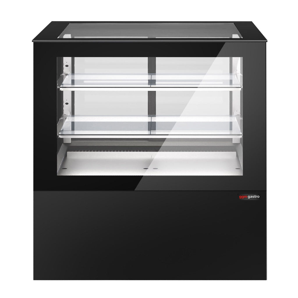Cake display cabinet - 2010mm - led lighting & 2 shelves
