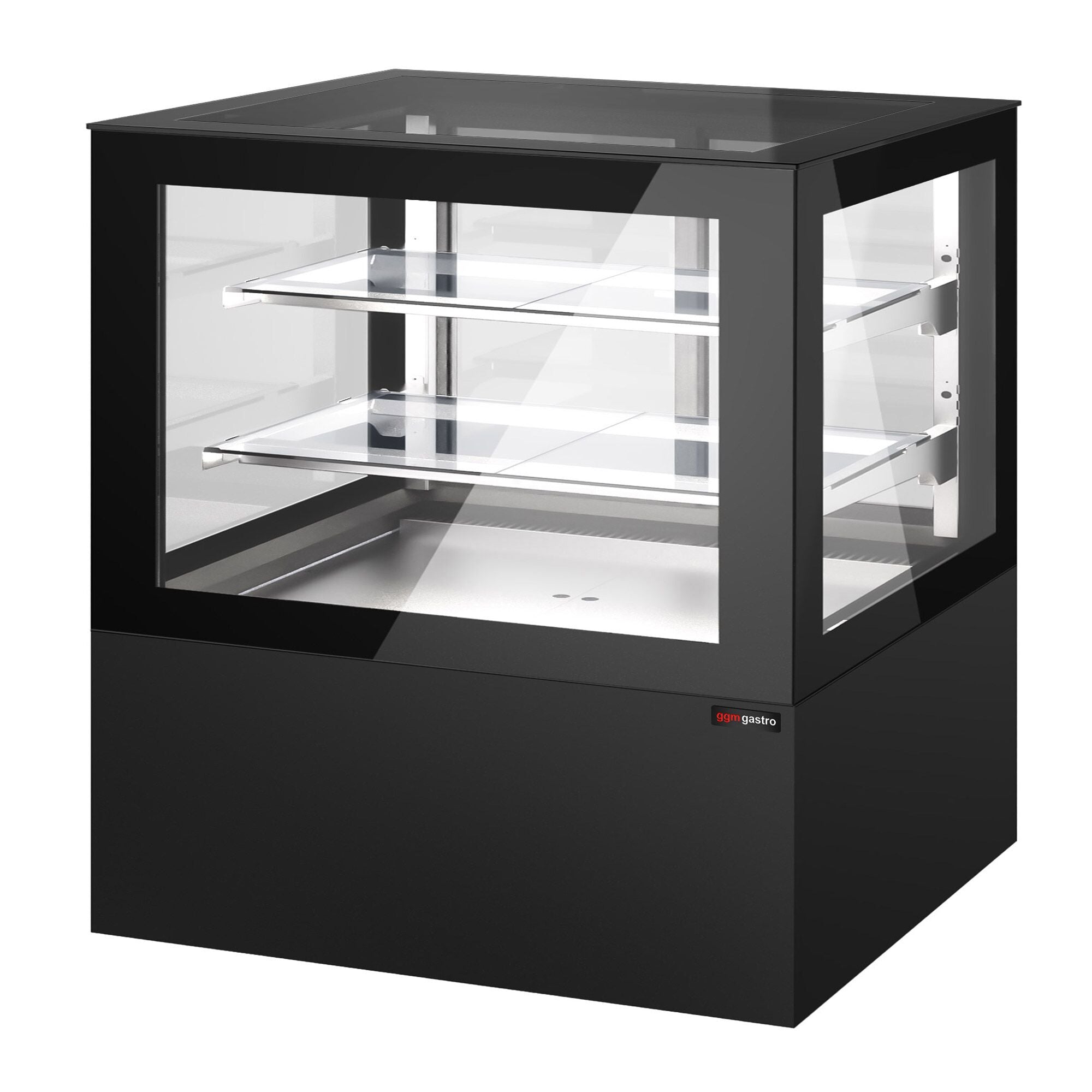 Cake display cabinet - 2010mm - led lighting & 2 shelves