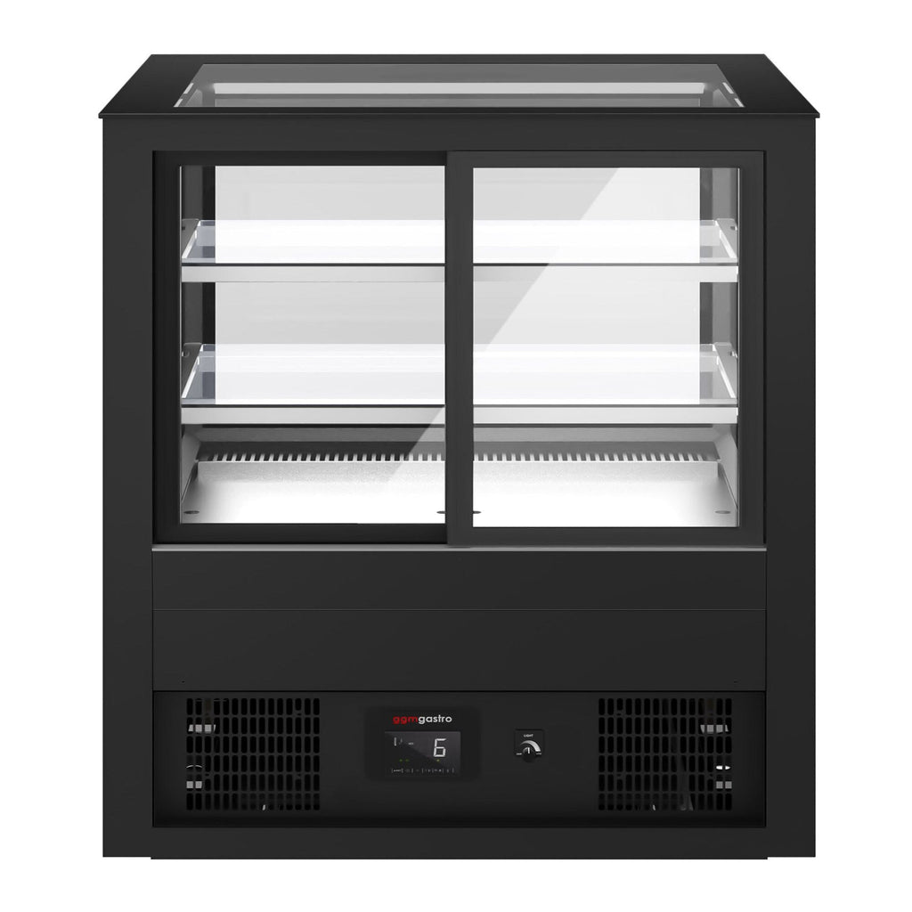 Cake display cabinet - 2010mm - led lighting & 2 shelves
