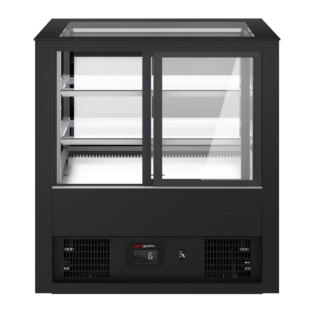 Cake display cabinet - 2010mm - led lighting & 2 shelves