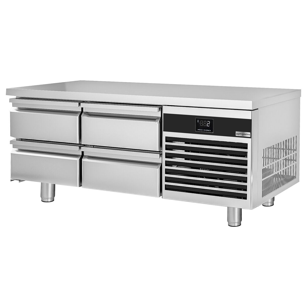 Counter -type refrigerator Premium - 1400mm - 135 liters - 4 drawers