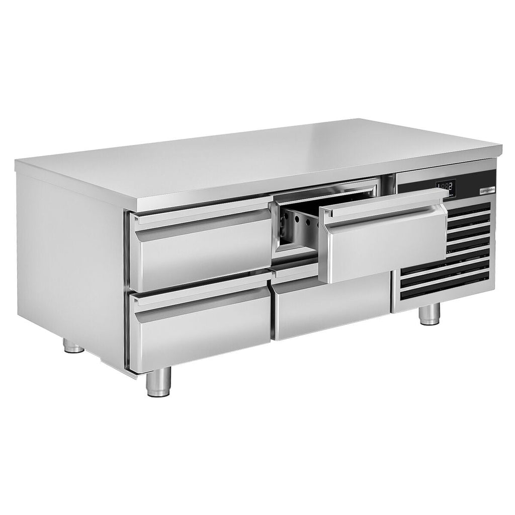 Counter -type refrigerator Premium - 1400mm - 135 liters - 4 drawers