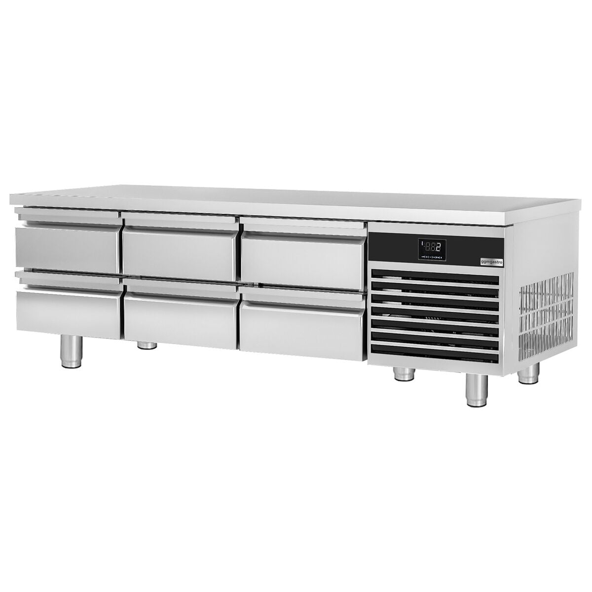 Counter -type refrigerator Premium - 2000mm - 210 liters - 6 drawers