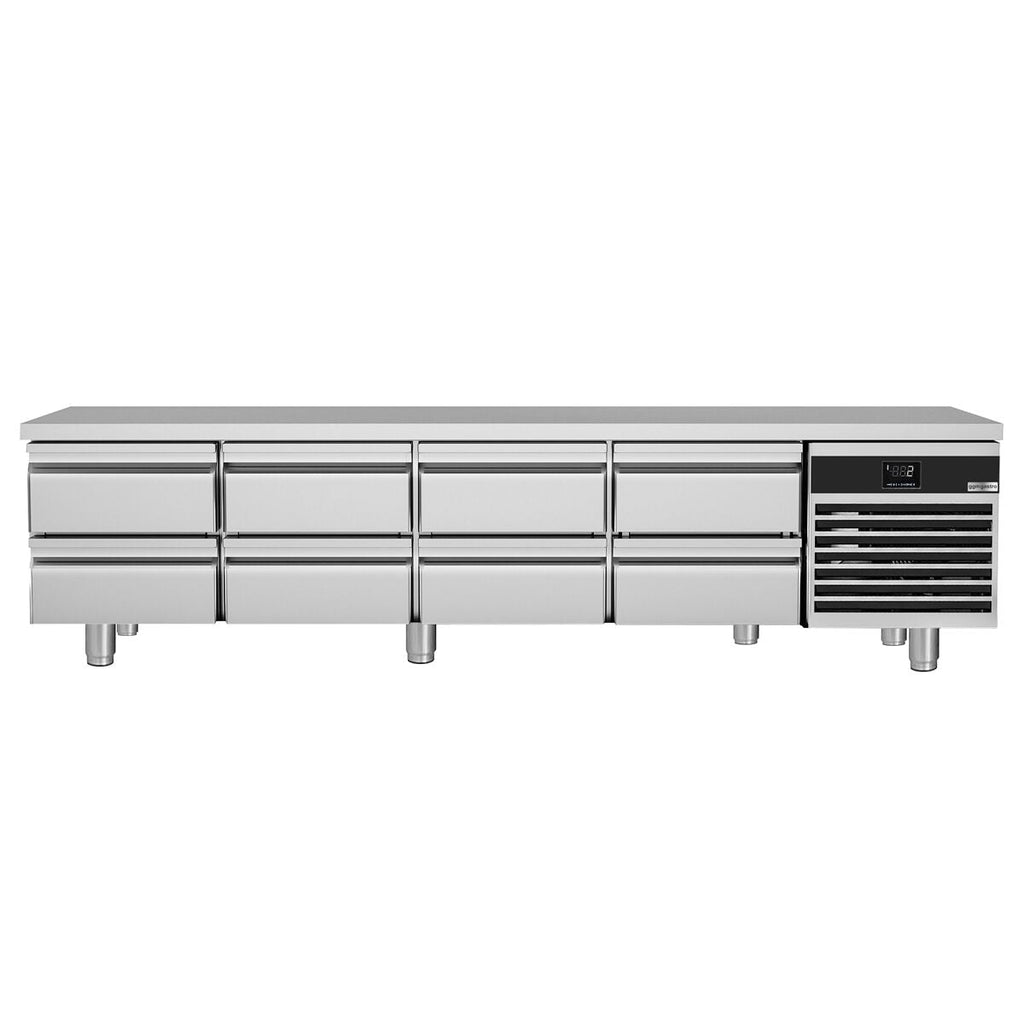 Counter type refrigerator Premium - 2400mm - 310 liters - 8 drawers