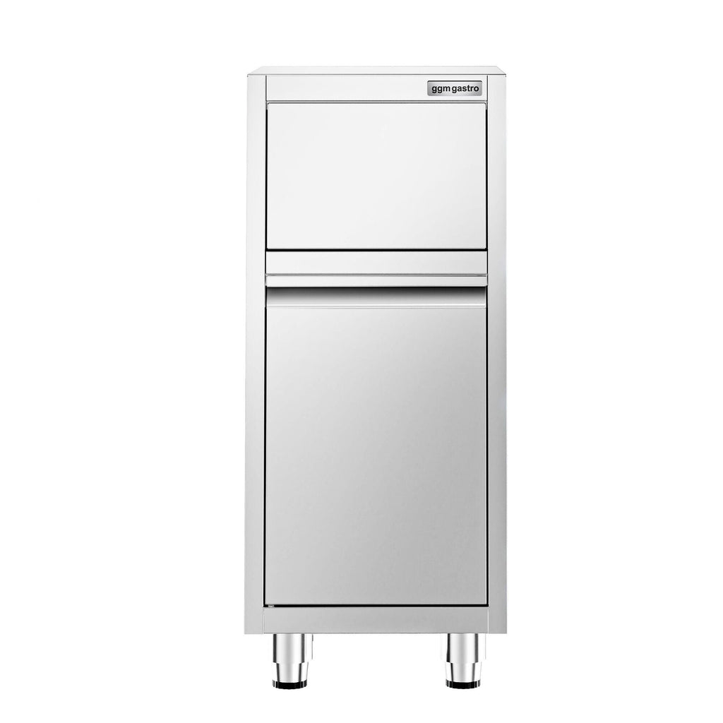 Garbage box with hinged valve opening - 400x500mm - feetless