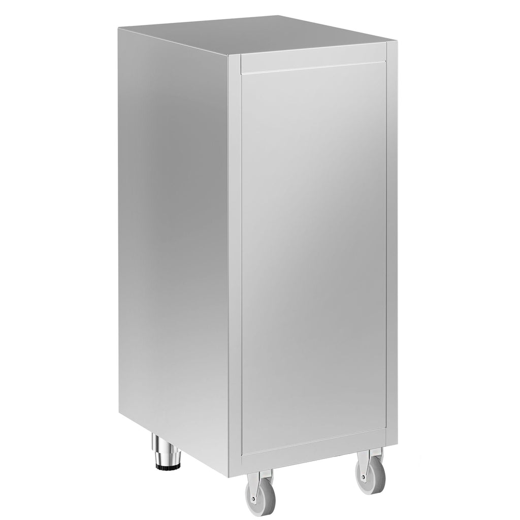 Garbage box with hinged valve opening - 400x500mm - feetless