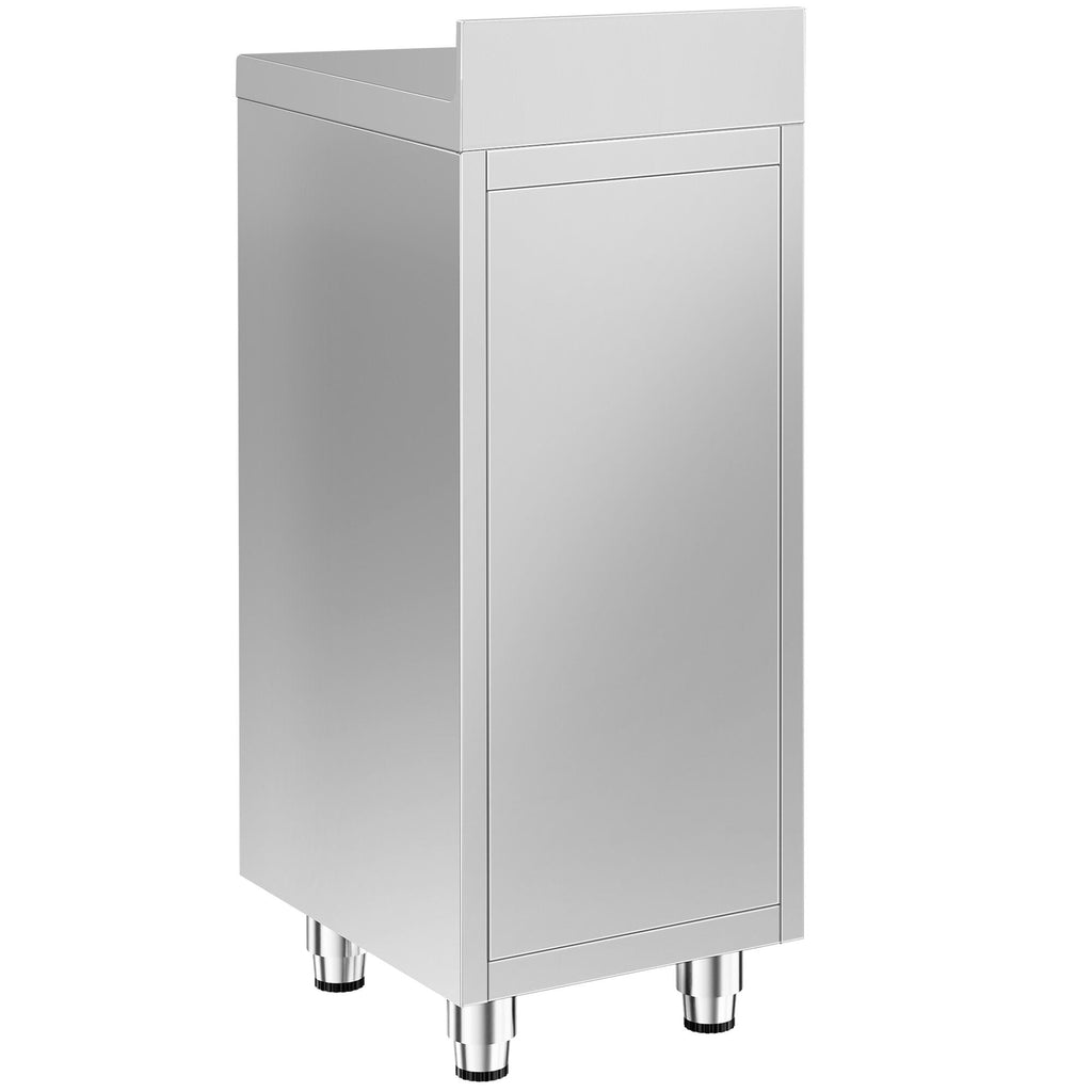 Garbage box with hinged valve opening - 400x600mm - Back