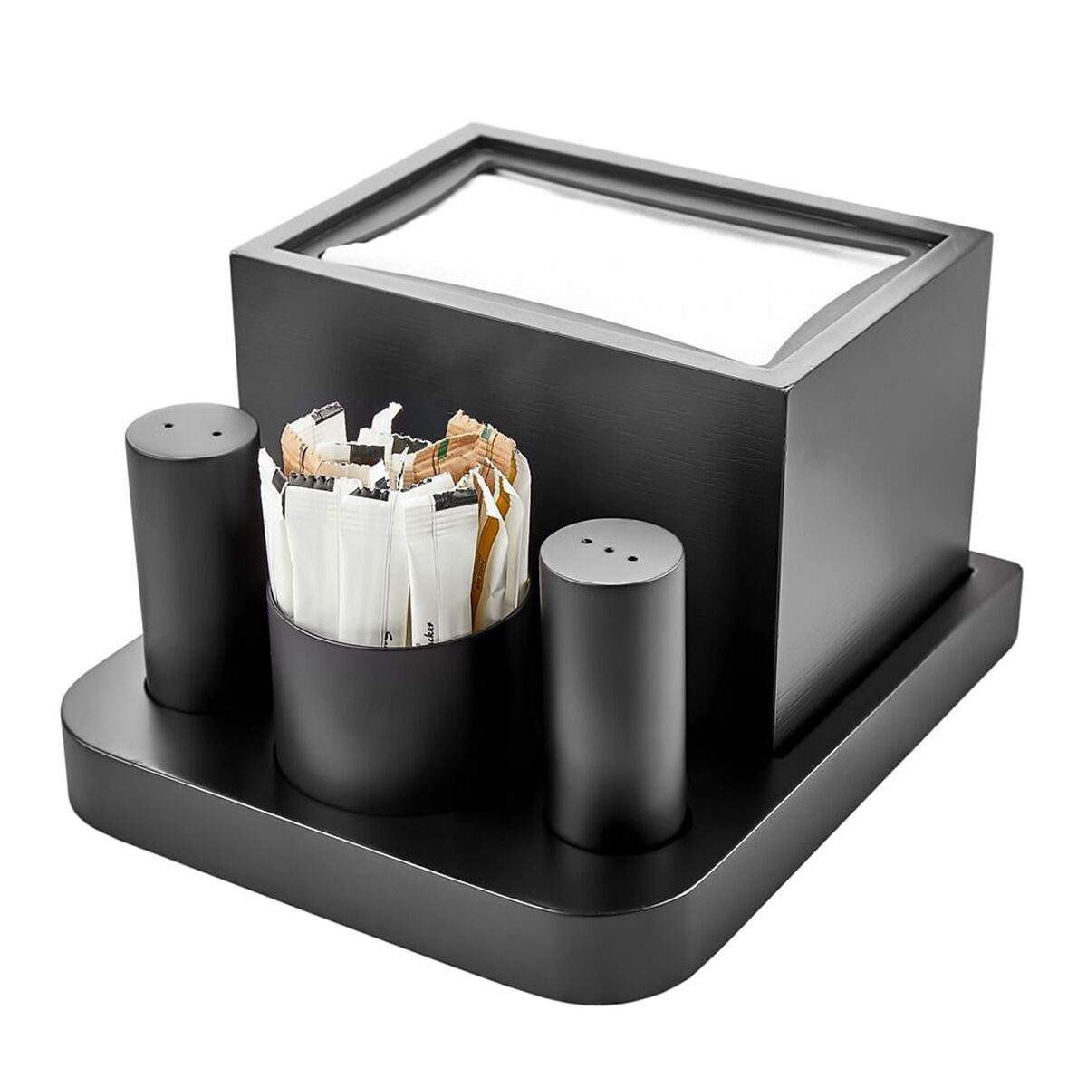 4 napkin, salt shaker & pepper & toothpick - manager