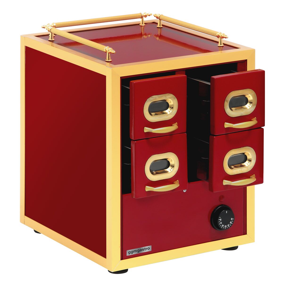 Hot hold box for nuts