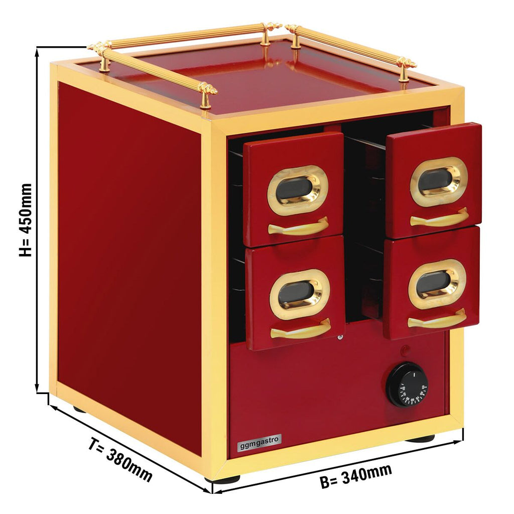 Hot hold box for nuts